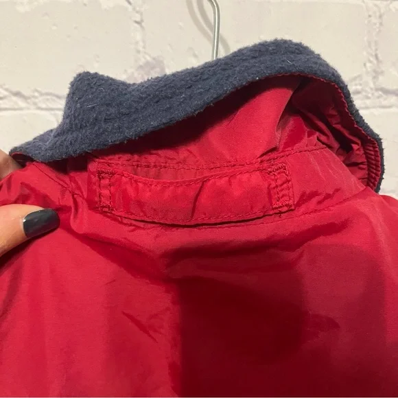 Patagonia Synchilla Vintage 90s Mens Fleece Lined Blue & Red Vest Large Gorpcore